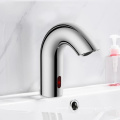 Automatic Electronic Bathroom Faucet Automatic Sensor Touchless Bathroom Sink Faucet Chrome